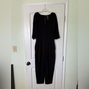 Anthropologie Elegant Black Jumpsuit